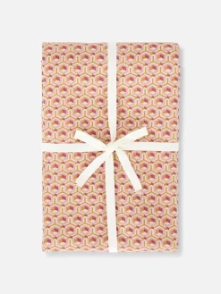 Geschirr|Primark Tischdecke Mit Geometrischem Muster Rosa