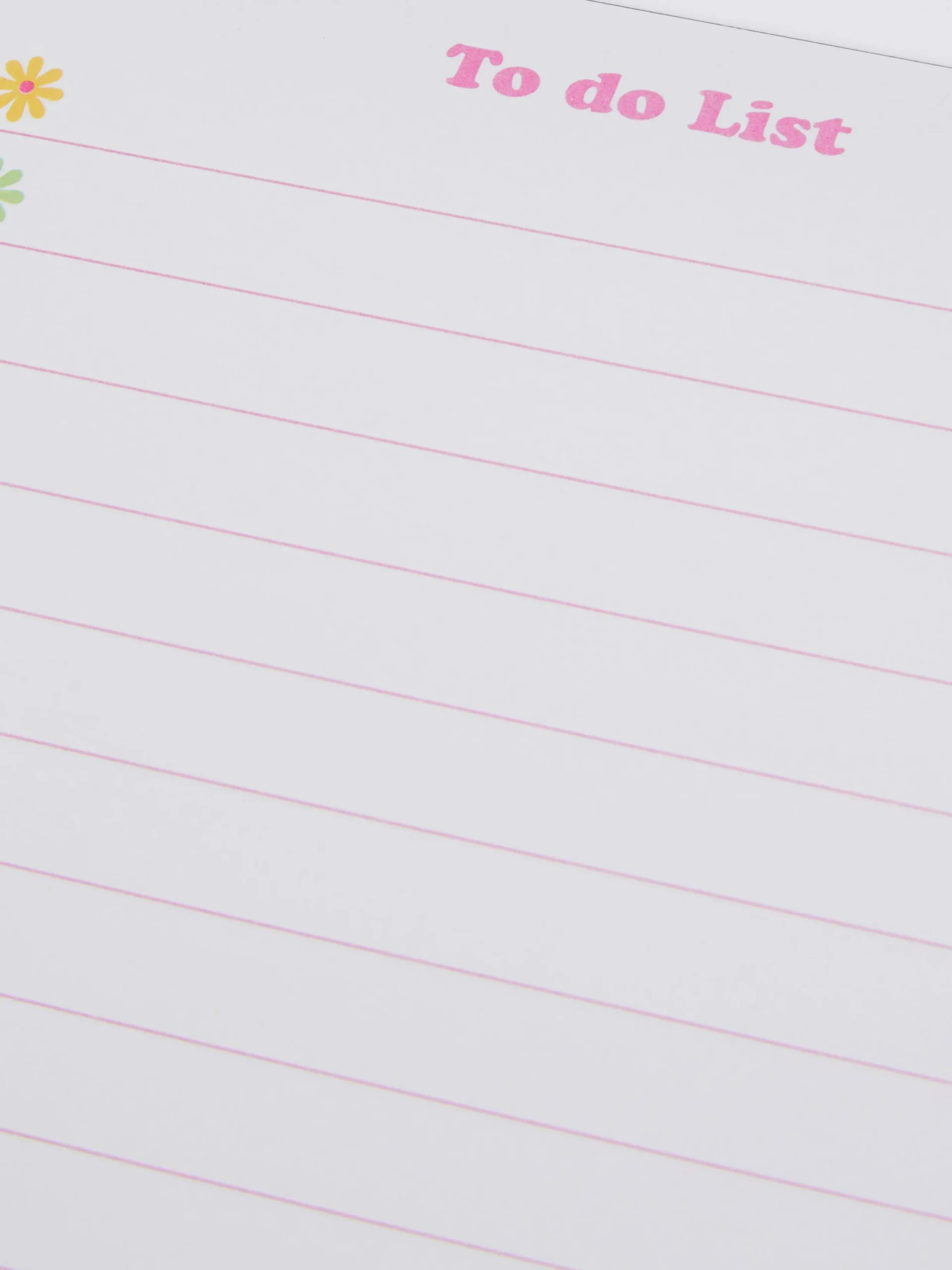 Notizbücher|Primark To-Do-Liste-Schreibblock Mit Blumendesign Multi