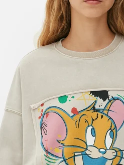 Hoodies Und Sweatshirts|Primark „Tom Und Jerry“ Kombi-Sweatshirt Beige