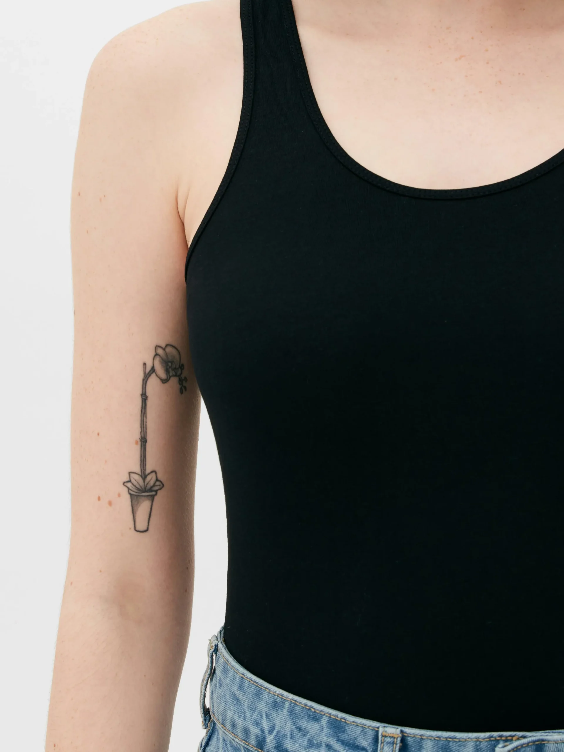 Tops Und T-Shirts|Primark Top Aus Stretch Mit Trägern Schwarz