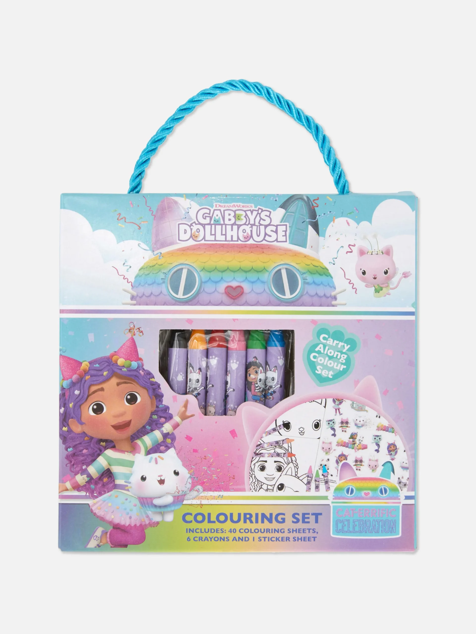 Basteln Und Handarbeiten|Primark Tragbares „Gabby's Dollhouse“ Malset Multi