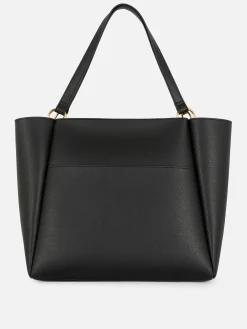Taschen Und Portemonnaies|Primark Tragetasche Aus Kunstleder Schwarz
