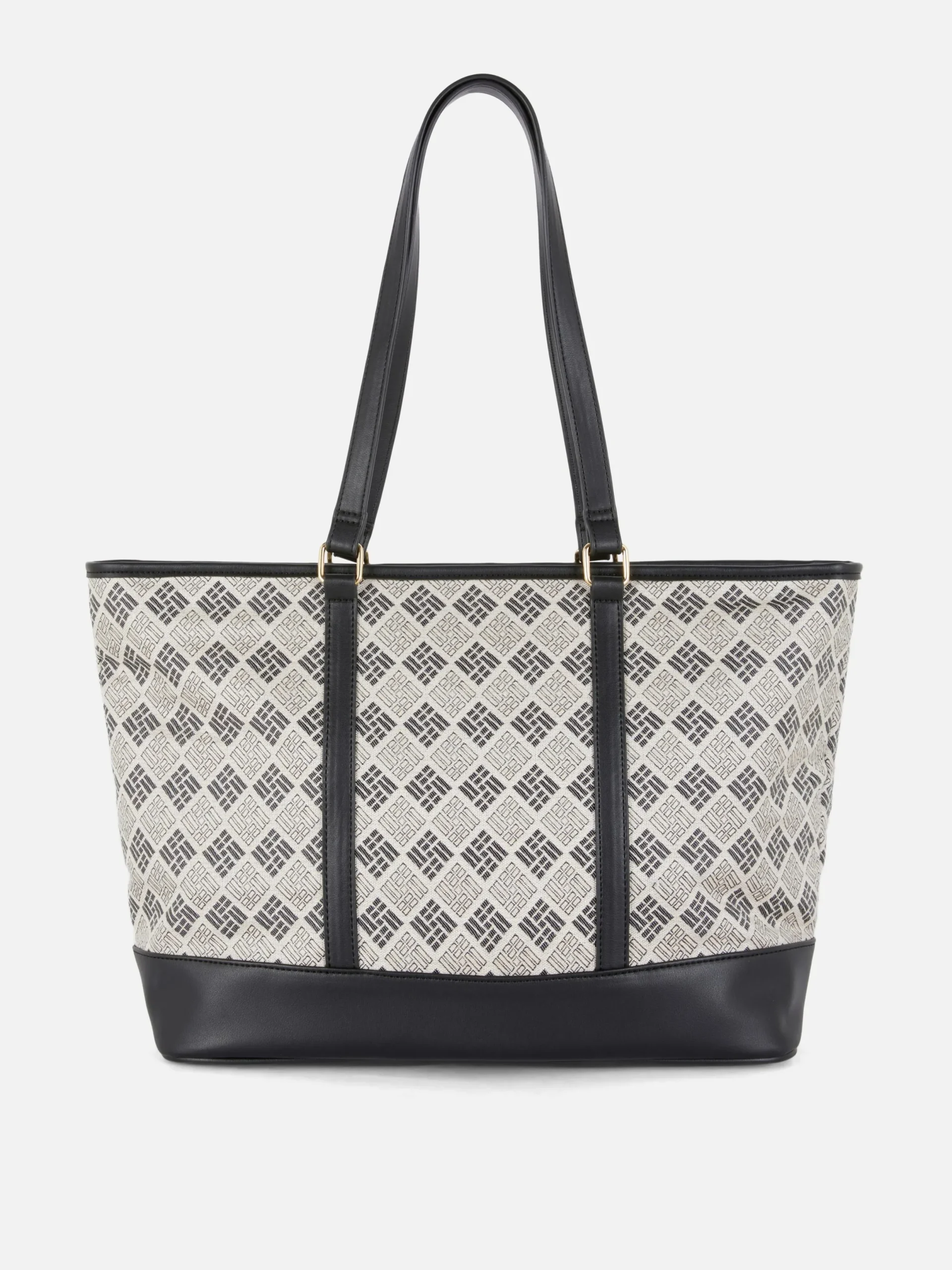 Taschen Und Portemonnaies|Primark Tragetasche Mit Monogramm Schwarz