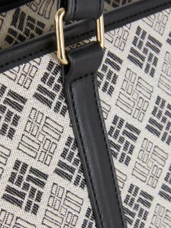 Taschen Und Portemonnaies|Primark Tragetasche Mit Monogramm Schwarz