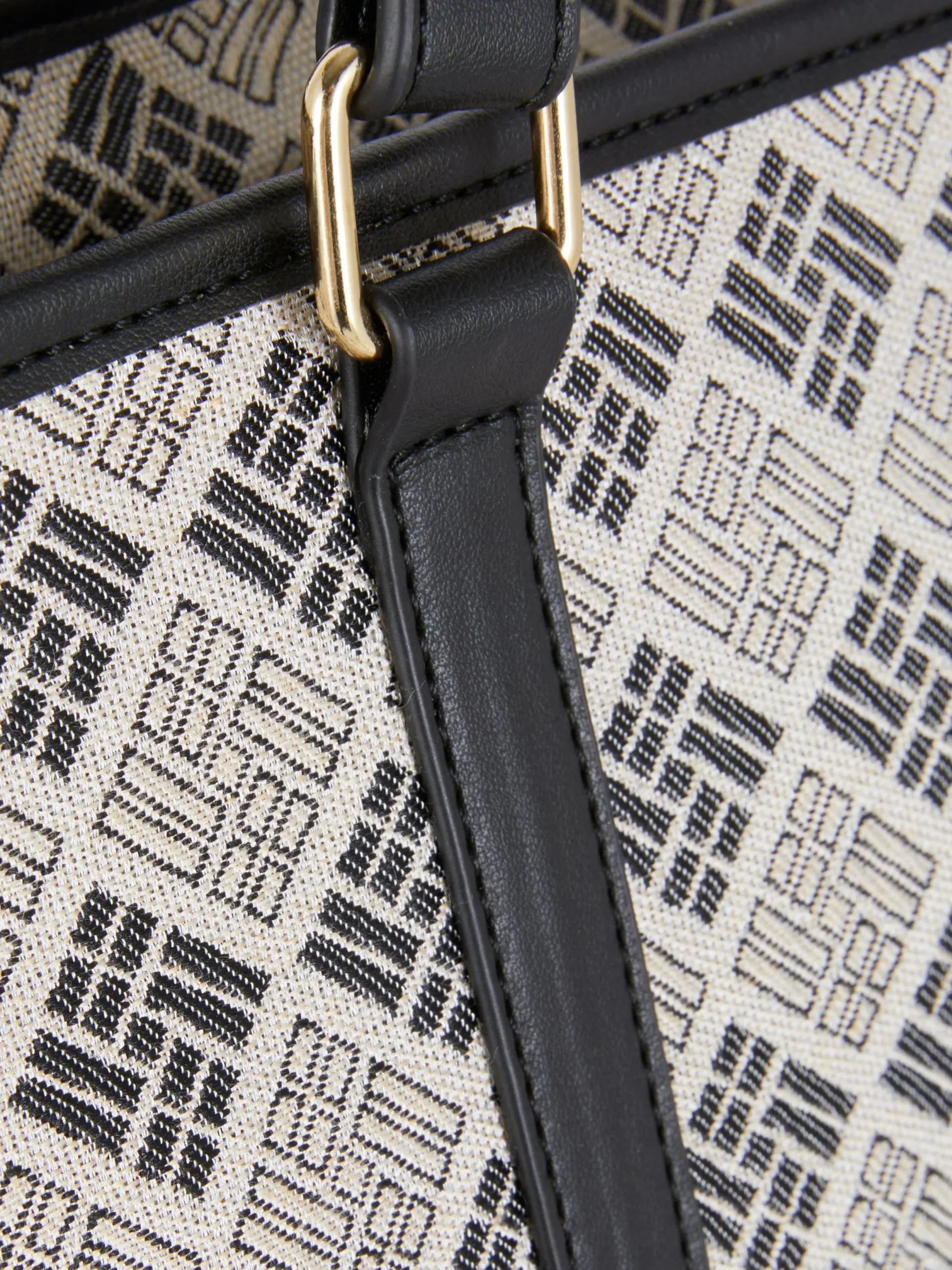 Taschen Und Portemonnaies|Primark Tragetasche Mit Monogramm Schwarz