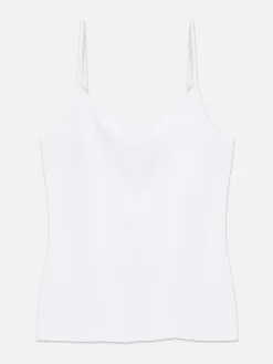 Tops Und T-Shirts|Primark Trägertop Mit Stretch Weiß