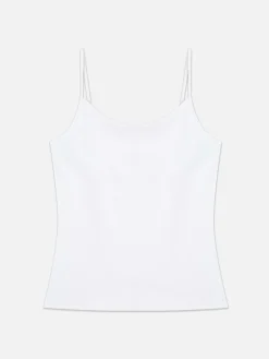 Tops Und T-Shirts|Primark Trägertop Mit Stretch Weiß