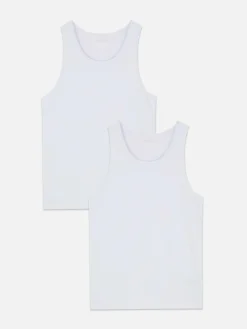 Tops Und T-Shirts|Primark Trägertops Aus Modalmischung, 2er-Pack Weiß