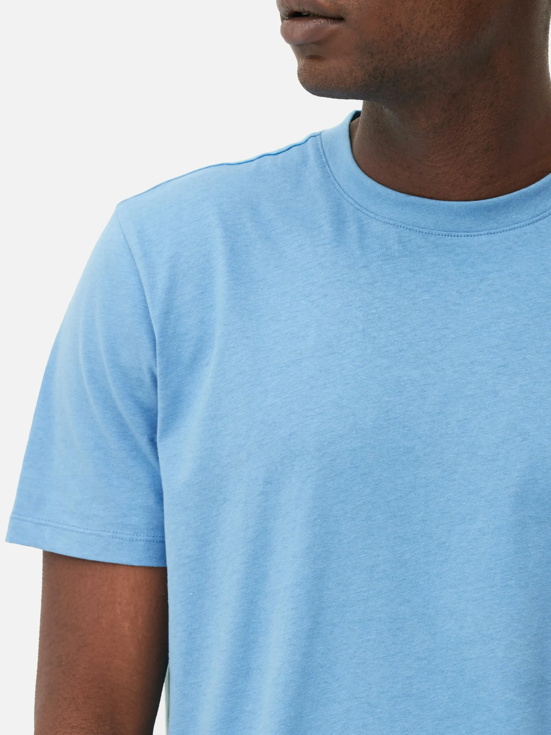 Tops Und T-Shirts|Primark T-Shirt Im Regular-Fit Mit Rundhalsausschnitt Blau