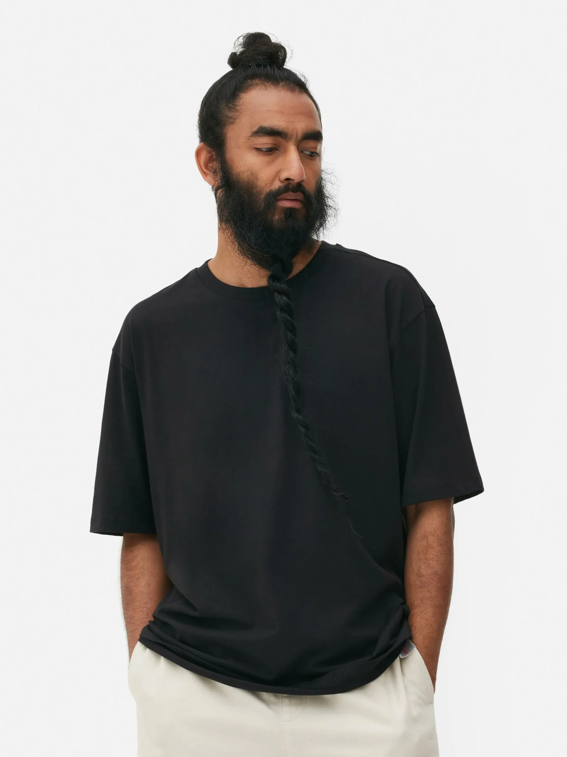 Tops Und T-Shirts|Primark T-Shirt In Lässiger Passform Schwarz