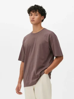 Tops Und T-Shirts|Primark T-Shirt In Lässiger Passform Pflaumenblau
