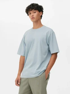Tops Und T-Shirts|Primark T-Shirt In Lässiger Passform Hellblau