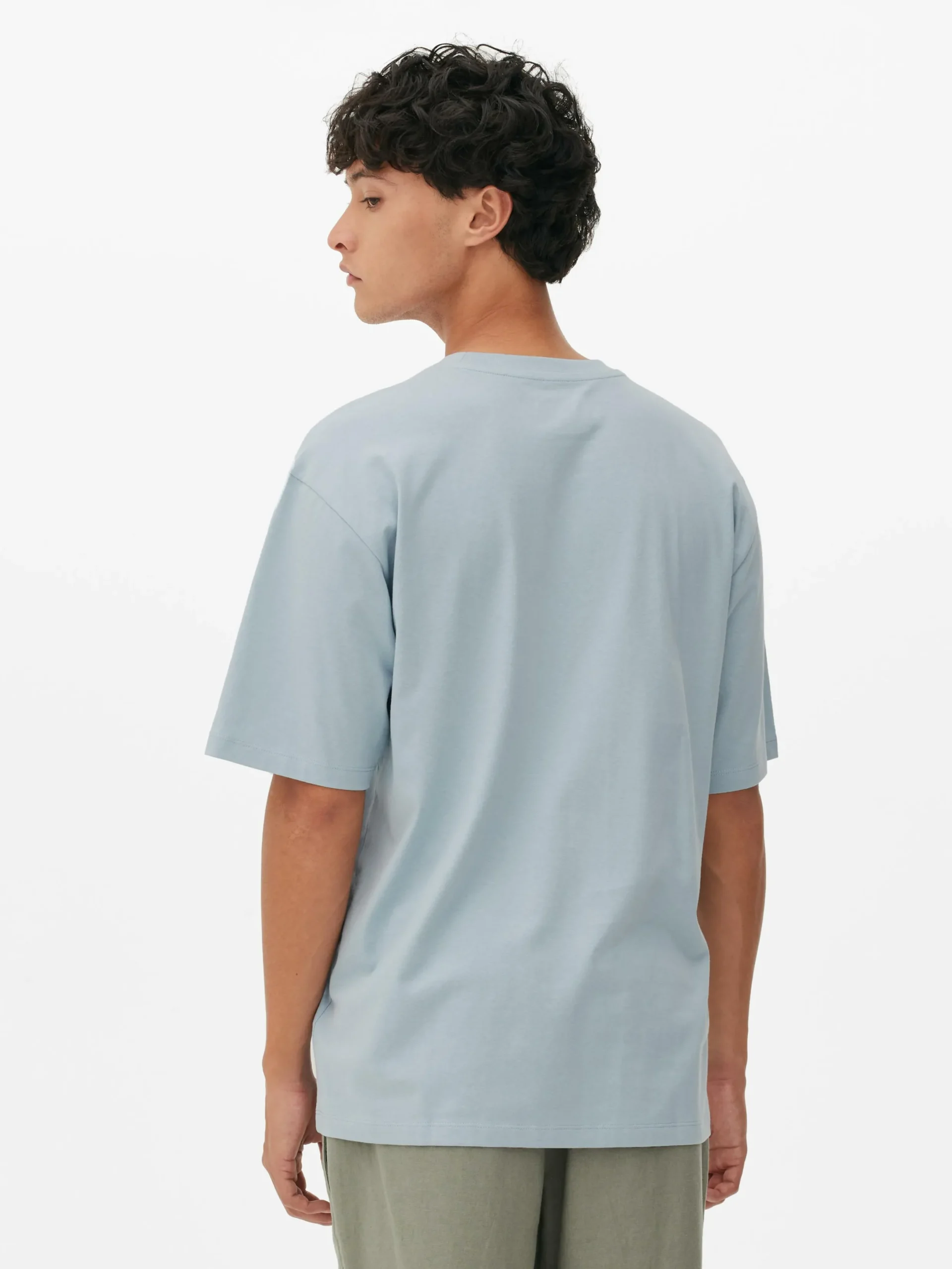 Tops Und T-Shirts|Primark T-Shirt In Lässiger Passform Hellblau