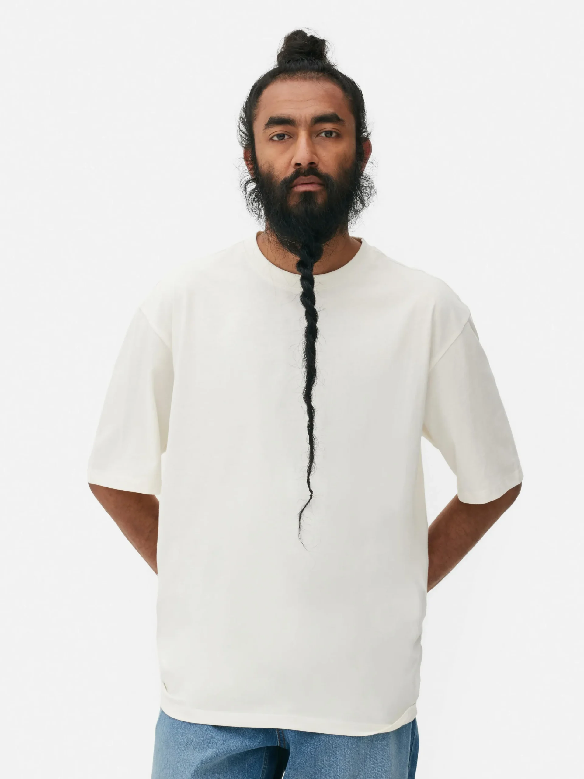 Tops Und T-Shirts|Primark T-Shirt In Lässiger Passform Ecrufarben