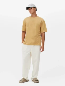Tops Und T-Shirts|Primark T-Shirt In Lässiger Passform Senffarben