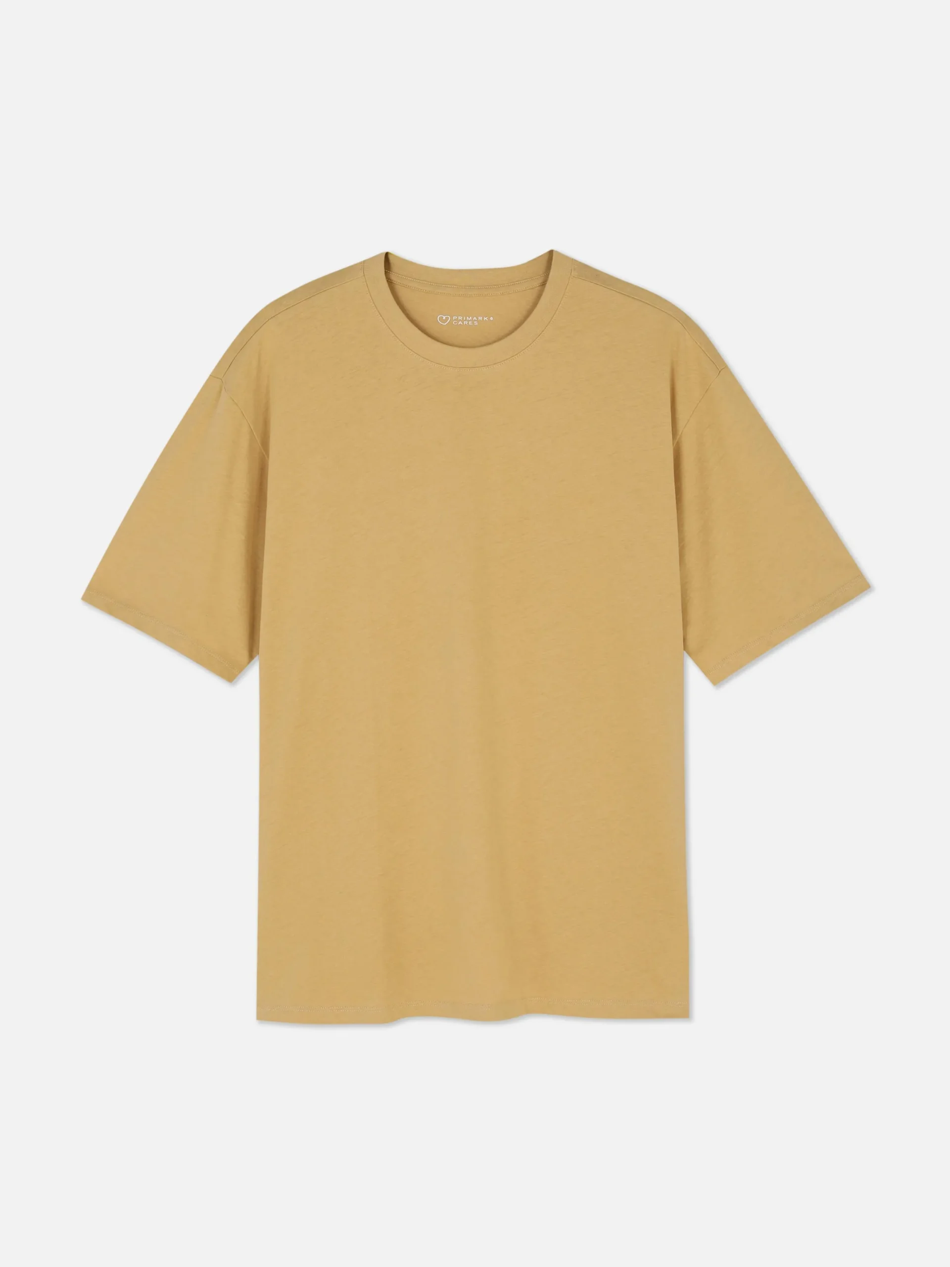 Tops Und T-Shirts|Primark T-Shirt In Lässiger Passform Senffarben