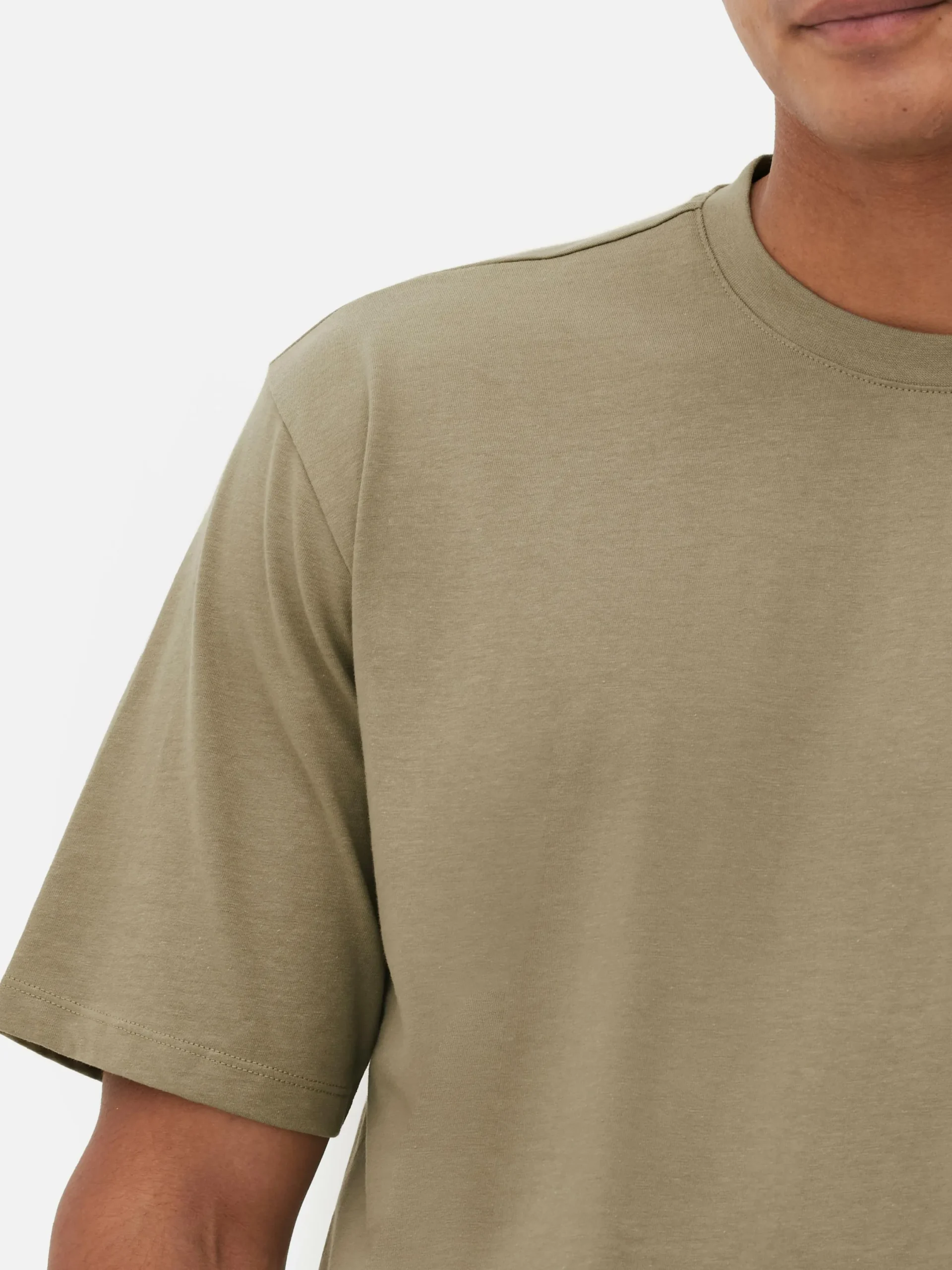 Tops Und T-Shirts|Primark T-Shirt In Lässiger Passform Khakifarben