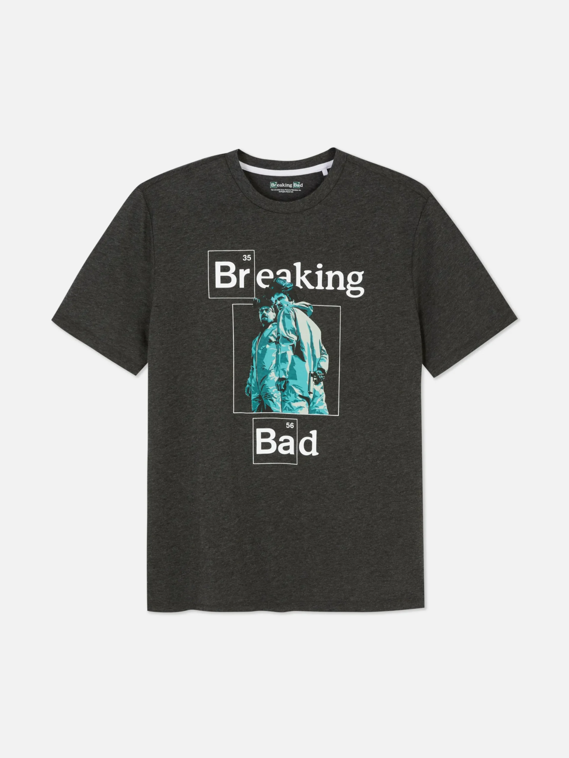 Grafik-T-Shirts Und -Sweatshirts|Tops Und T-Shirts|Primark T-Shirt Mit „Breaking Bad“-Grafik Grau