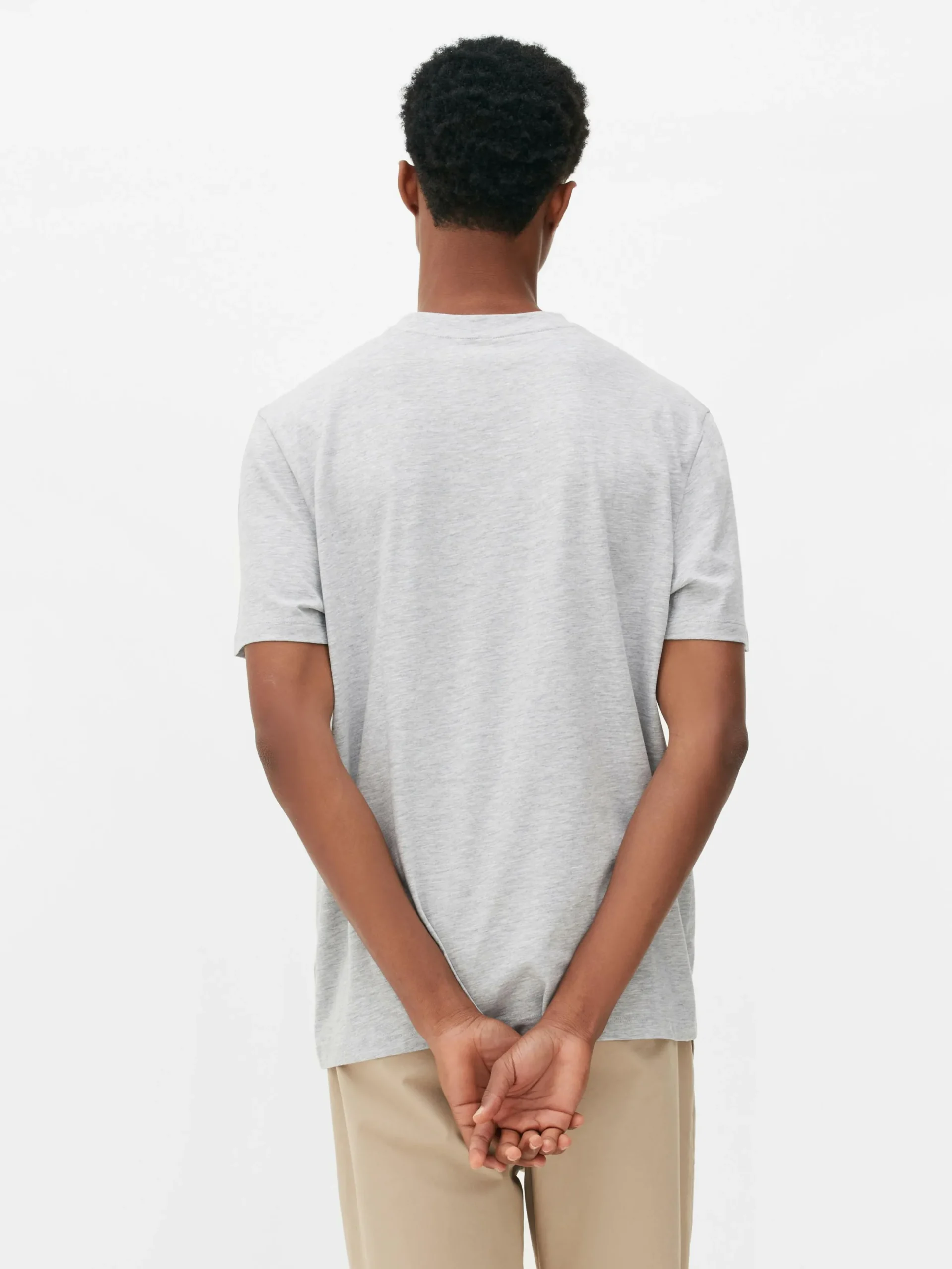 Tops Und T-Shirts|Primark T-Shirt Mit Dem Berliner Bären Grau meliert