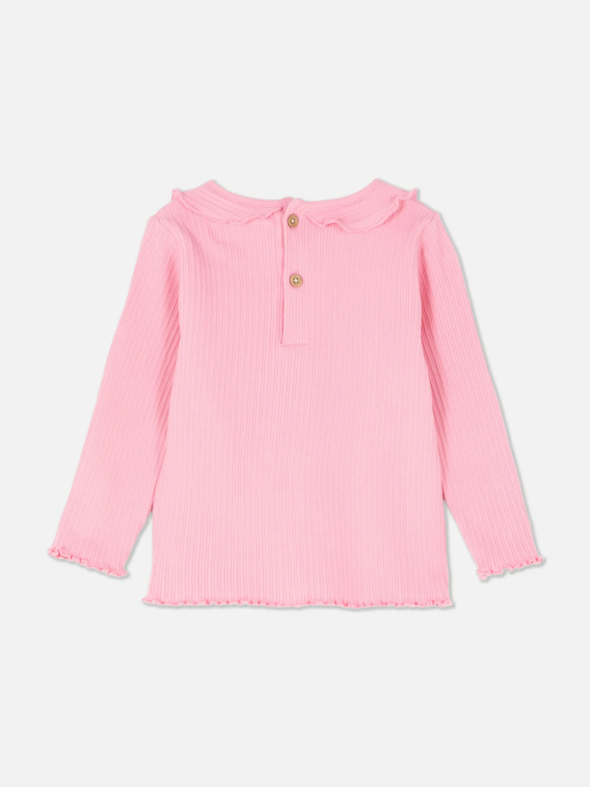Tops Und T-Shirts|Primark T-Shirt Mit Gekräuseltem Saum Rosa