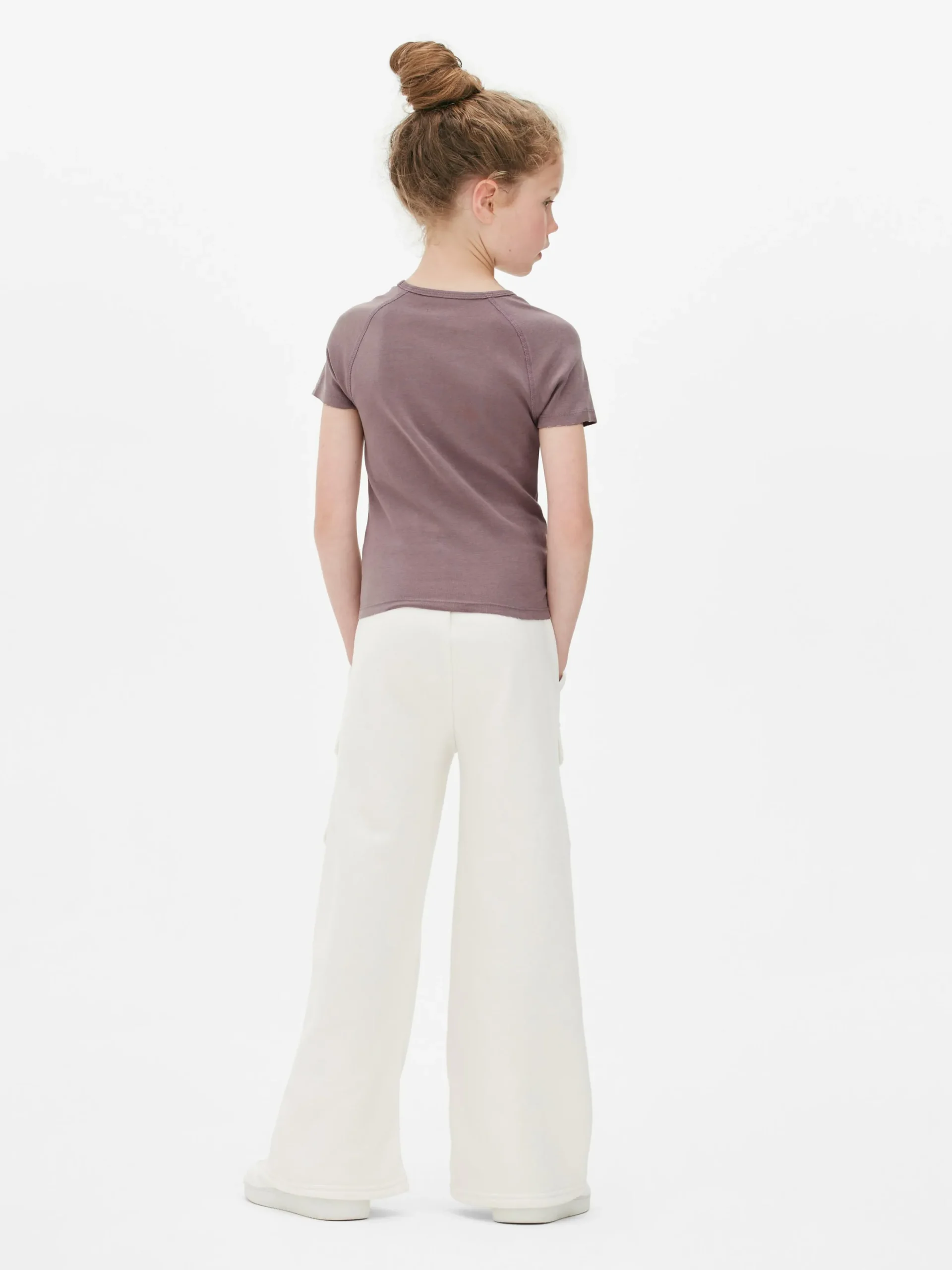 Tops Und T-Shirts|Primark T-Shirt Mit Verwaschenem Schmetterlings-Print Violett