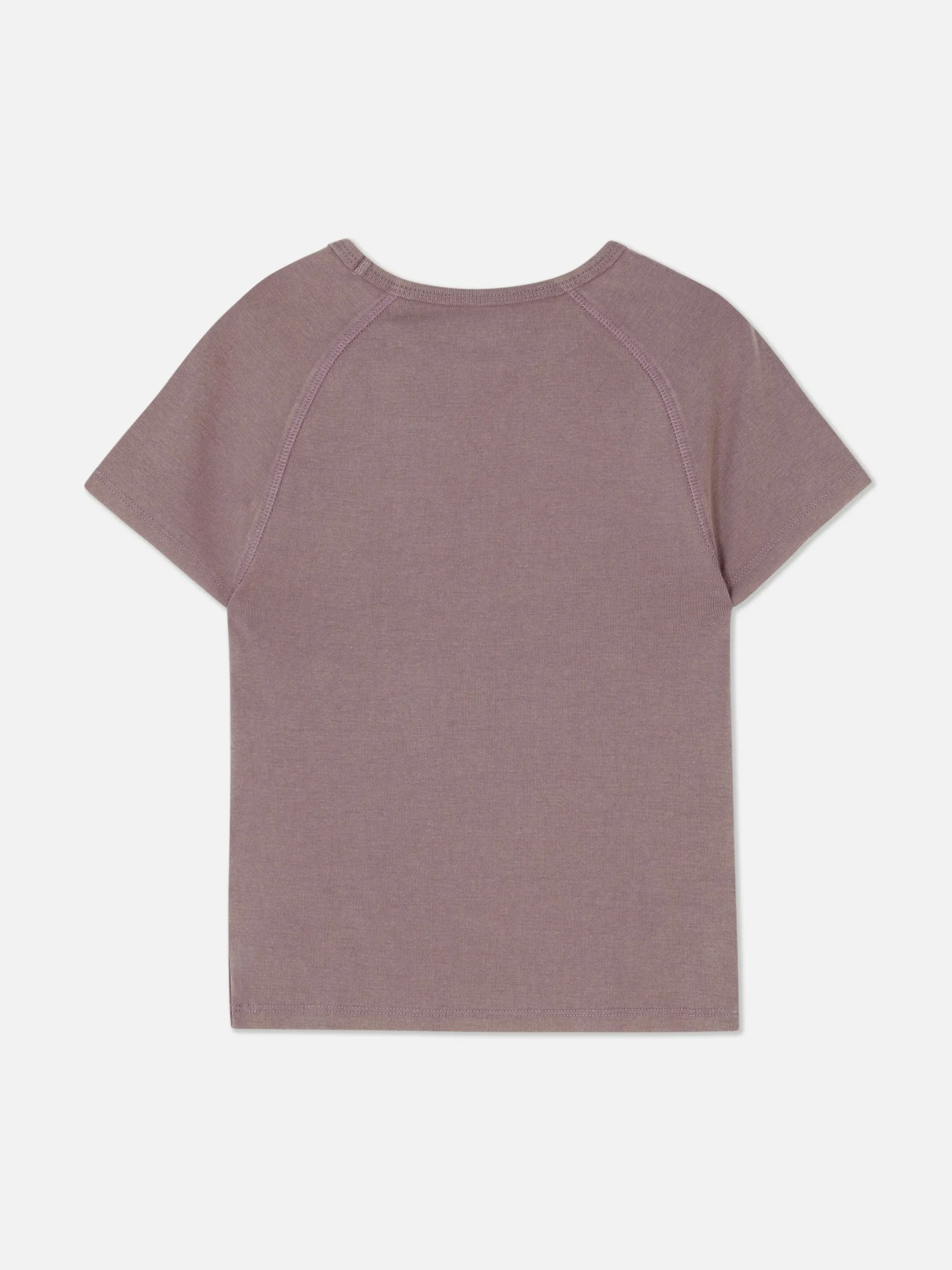Tops Und T-Shirts|Primark T-Shirt Mit Verwaschenem Schmetterlings-Print Violett