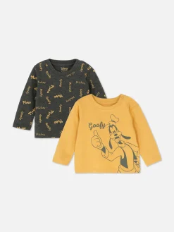 Tops Und T-Shirts|Primark T-Shirts Mit „Disney Goofy“ Grafik, 2er-Pack Senffarben
