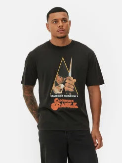 Halloween Alle|Tops Und T-Shirts|Primark „Uhrwerk Orange“ T-Shirt Mit Grafik Schwarz