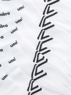 Socken|Primark „Umbro“ Sneakersocken, 5er-Pack Weiß