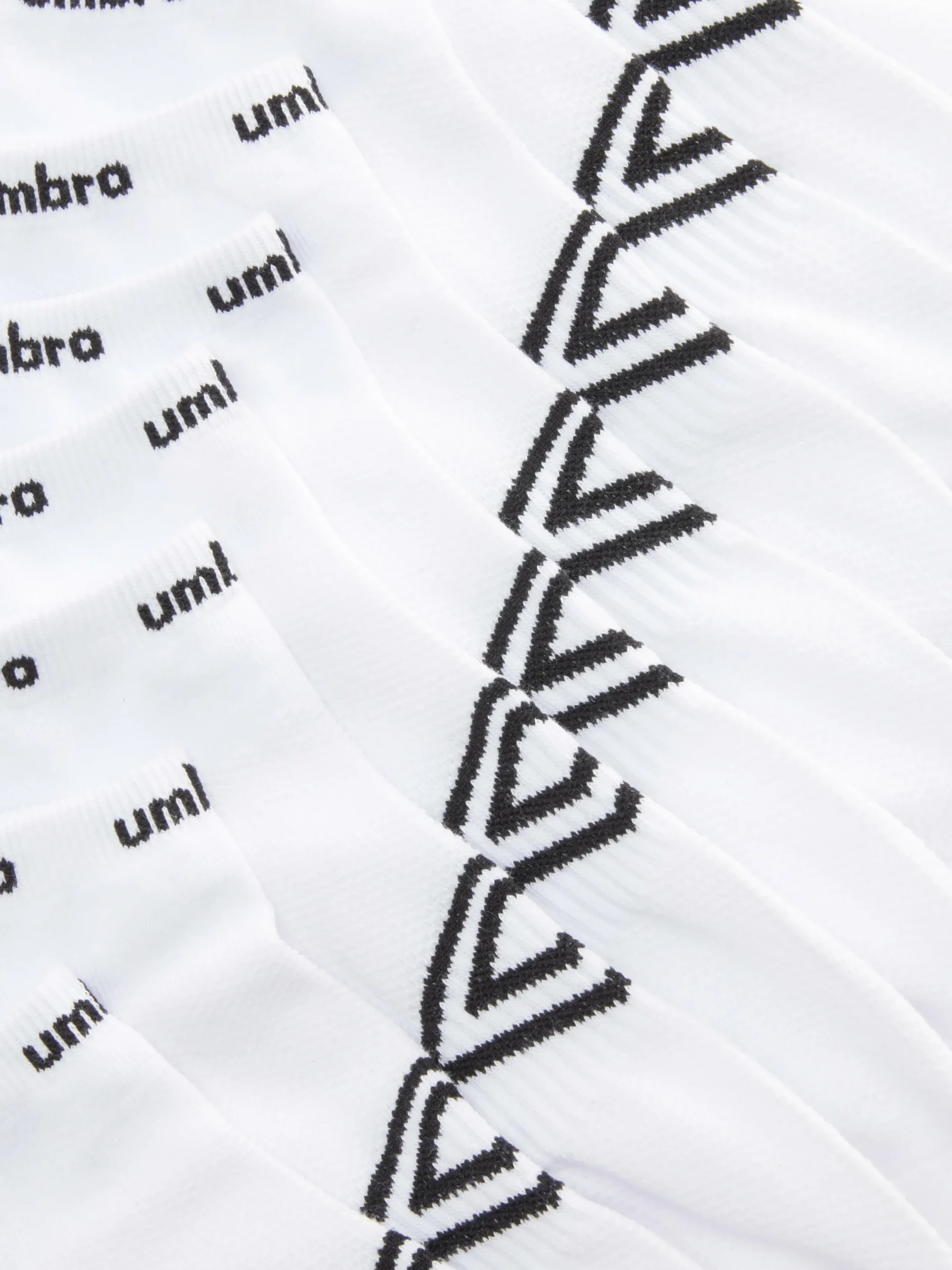 Socken|Primark „Umbro“ Sneakersocken, 5er-Pack Weiß