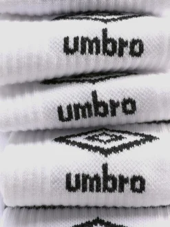 Socken|Primark „Umbro“ Sportsocken, 5er-Pack Weiß