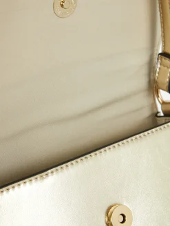 Taschen Und Portemonnaies|Primark Umhängetasche Aus Kunstleder Gold