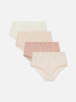 Slips|Primark Unterhosen, 4er-Pack Hellrosa