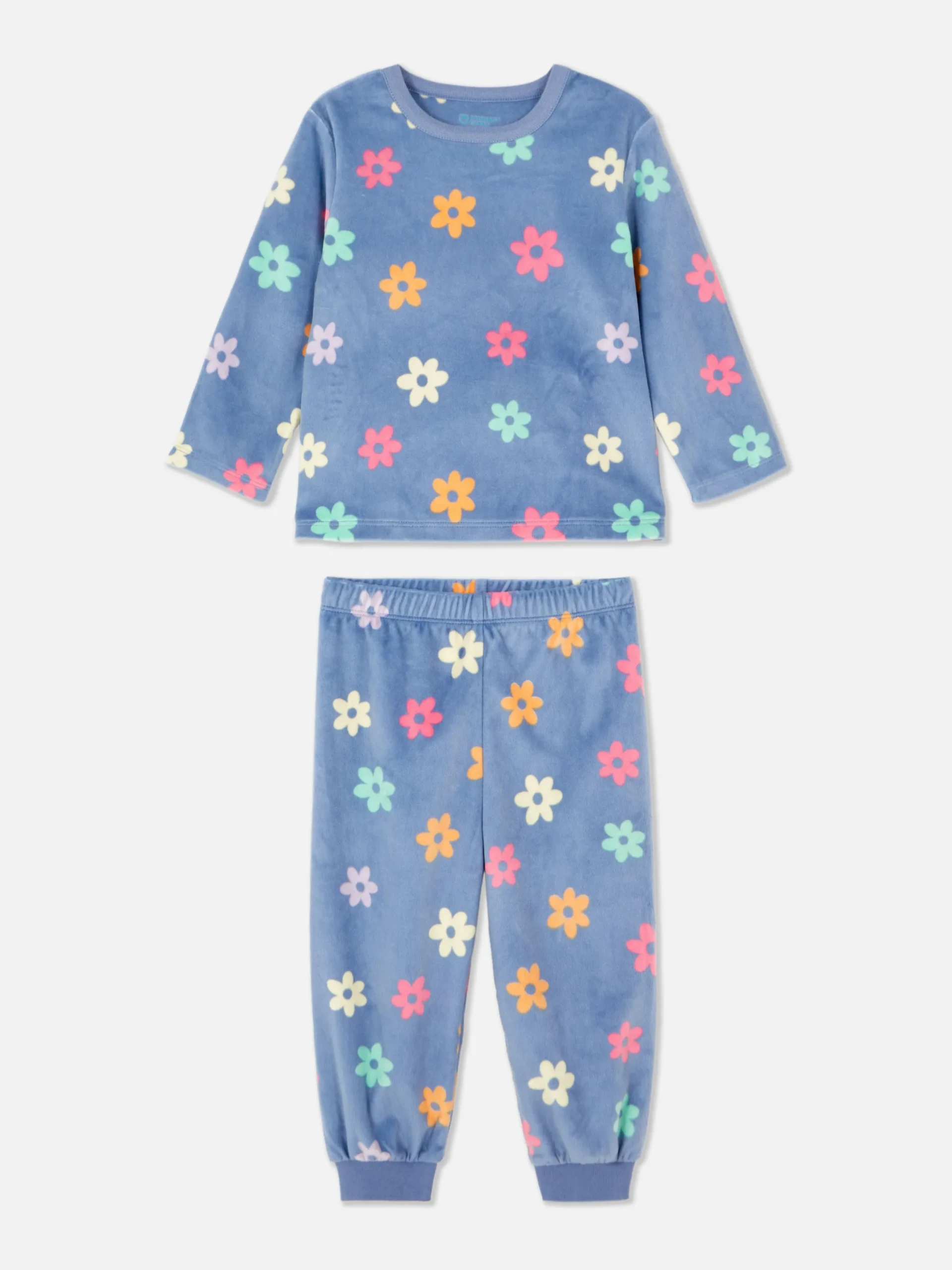 Schlafanzüge Und Nachtwäsche|Primark Velours-Schlafanzug Mit Grafik Multi