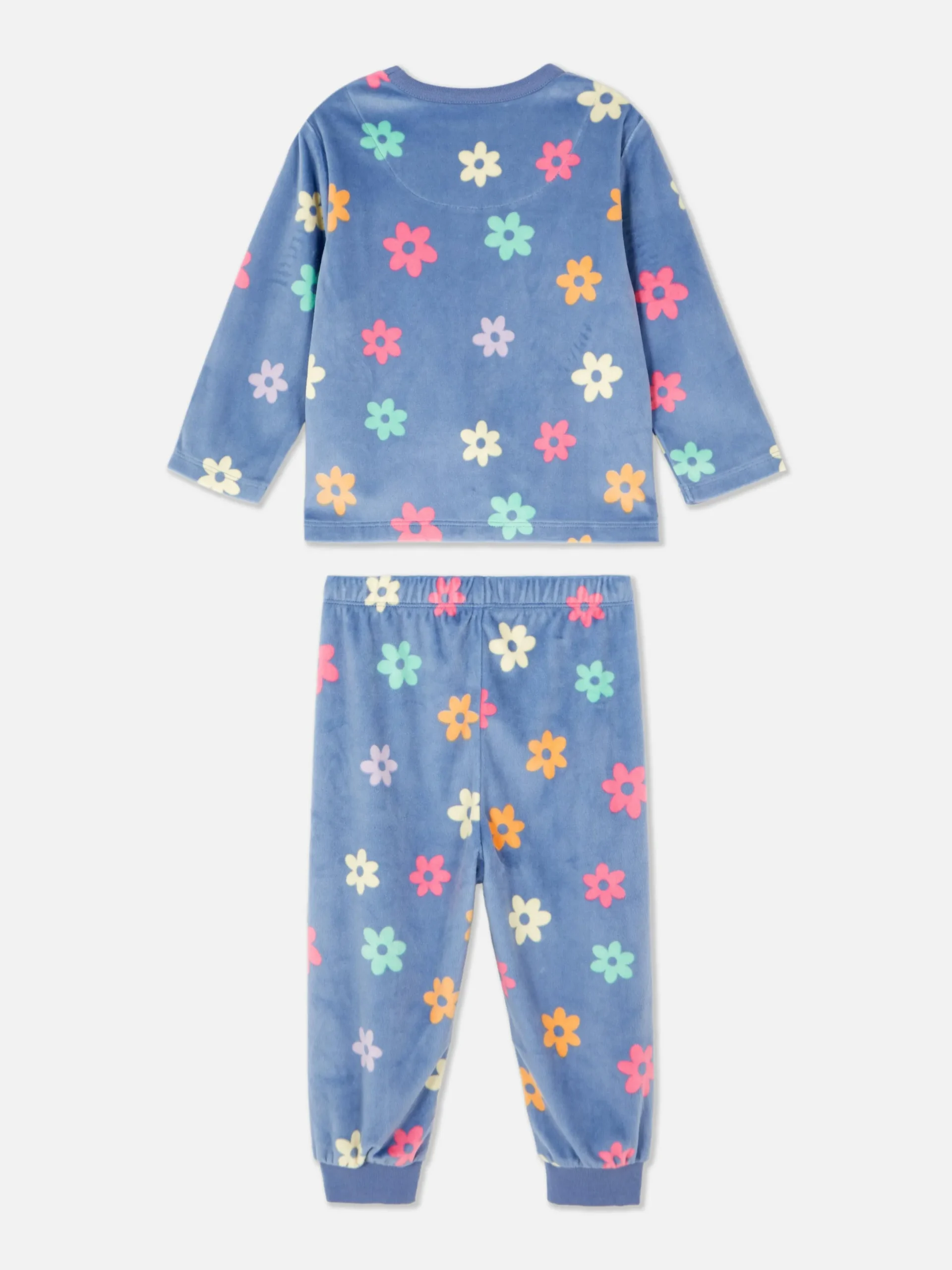 Schlafanzüge Und Nachtwäsche|Primark Velours-Schlafanzug Mit Grafik Multi