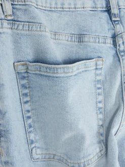 Denim|Jeans|Primark Verkürzte Jeans Mit Ausgestelltem Bein Hellblau