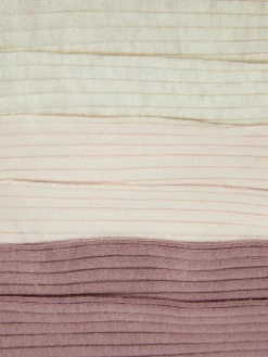 Socken Und Strumpfhosen|Primark Verschiedene Gerippte Strumpfhosen, 3er-Pack Rosa