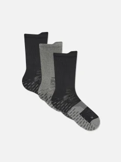 Socken|Sportbekleidung|Primark Verschiedene Rutschfeste Socken, 3er-Pack Weiß