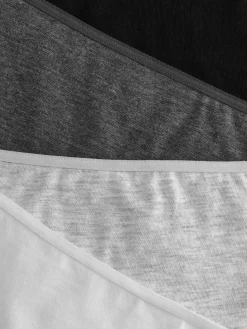 Slips|Primark Verschiedene Shorts, 4er-Pack Schwarz/Weiß