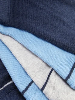 Socken|Primark Verschiedene Sneakersocken, 5er-Pack Blau