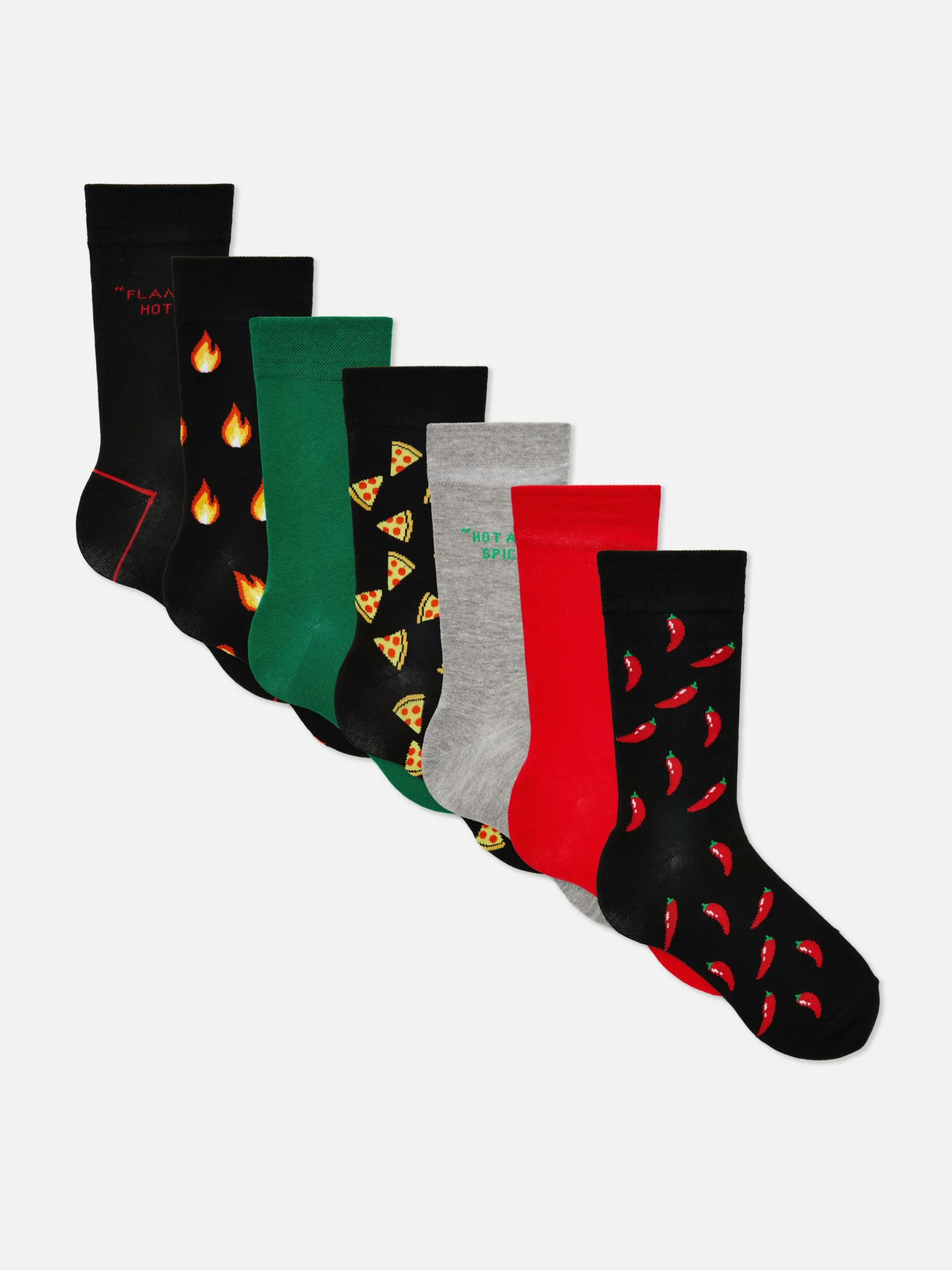 Socken|Primark Verschiedene Socken, 7er-Pack Multi