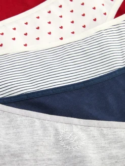 Slips|Primark Verschiedene Tangas Für Jeden Tag, 5er-Pack Burgunderrot