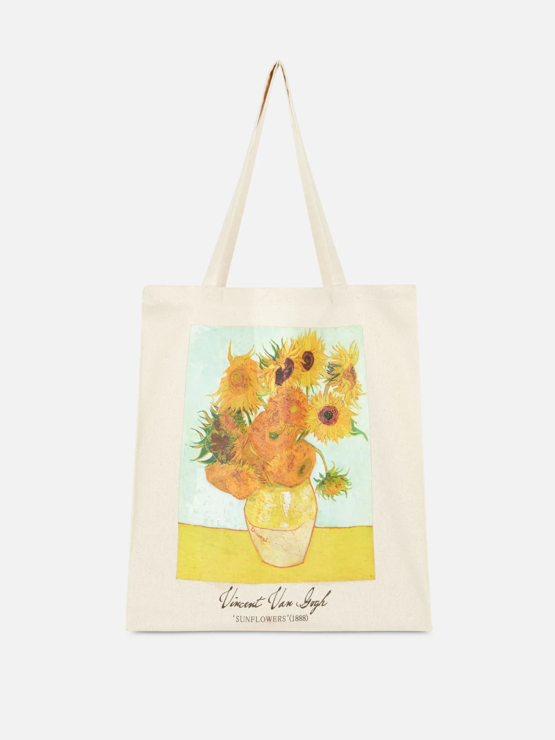 Taschen Und Portemonnaies|Primark „Vincent Van Gogh Sonnenblumen“ Tragetasche Naturfarben