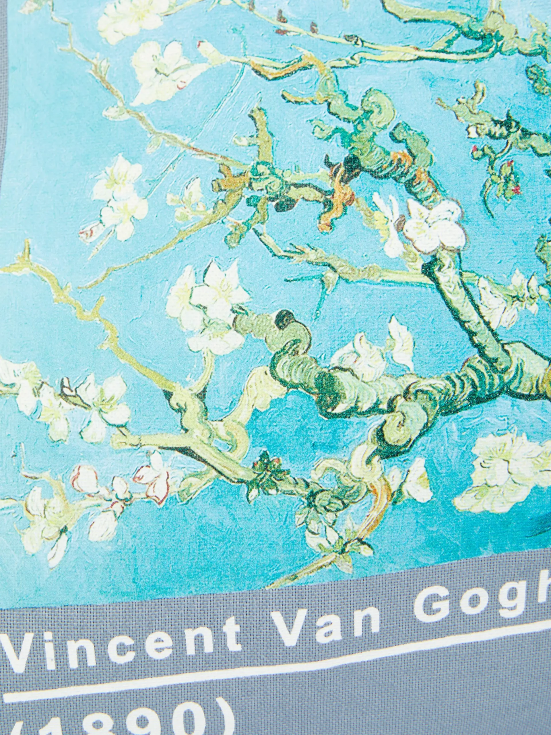 Reiseaccessoires|Primark „Vincent Van Gogh“ XL-Tragetasche Aus Canvas Blau