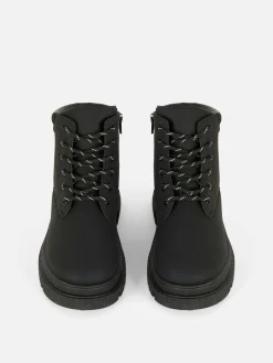 Stiefel Und Gummistiefel|Primark Wanderstiefel Mit Reißverschluss Schwarz