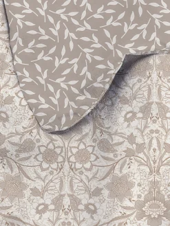 Bettwäsche Und Sets|Primark Wendbare Bettwäsche Mit Blumenmuster, Kingsize Naturfarben