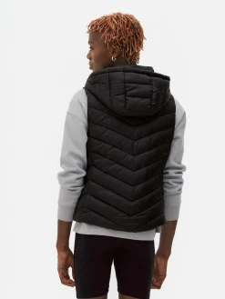 Jacken Und Mäntel|Primark Weste Mit Kapuze Schwarz