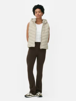 Jacken Und Mäntel|Primark Weste Mit Kapuze Taupefarben