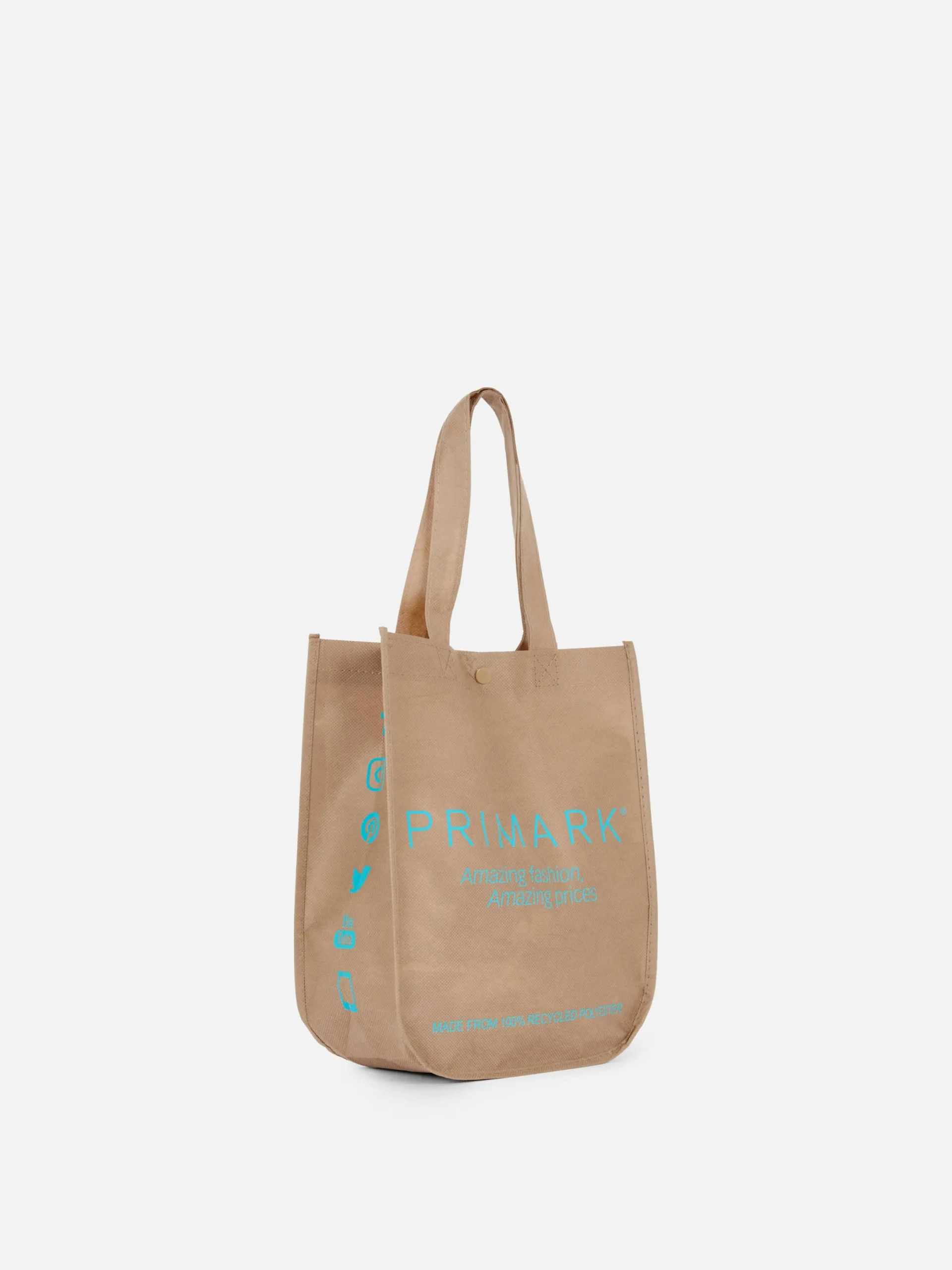 Taschen Und Portemonnaies|Primark Wiederverwendbare „“ Tasche, Mittelgroß Braun