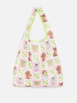 Reiseaccessoires|Primark Wiederverwendbare „Shrek“ Einkaufstasche Grün